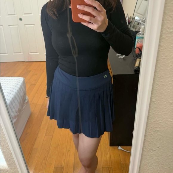 Lacoste Navy Skirt - Picture 2 of 9